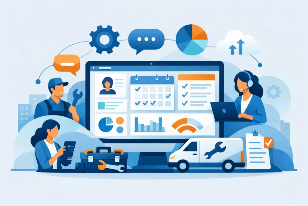 Why an All-in-One CRM for Service Businesses Wins